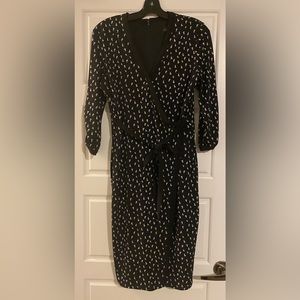 Le Chateau midi wrap dress